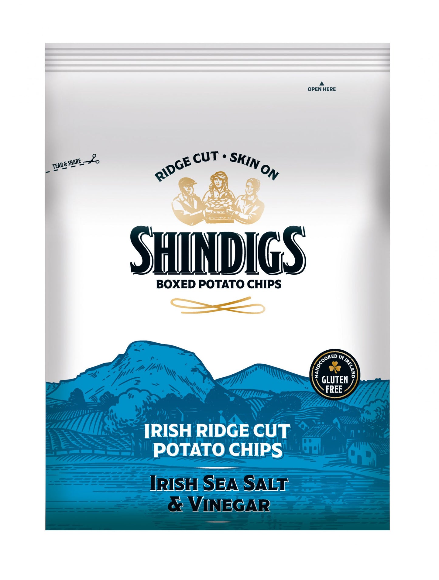 Shindigs Irish Sea Salt & Vinegar Crisps